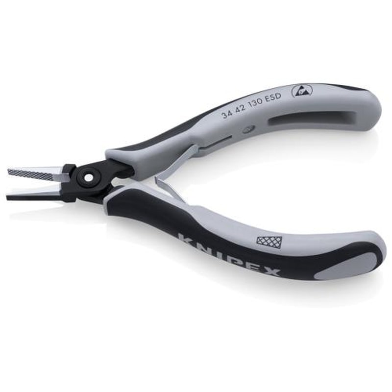 エスコ EA537KV-4 135mm精密用プライヤー(ESD/平) 1個(ご注文単位1個)【直送品】