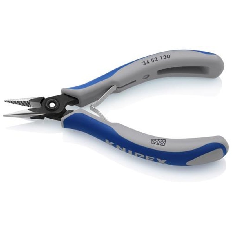 エスコ EA537KP-5 135mm精密用プライヤー(グリップ付/半丸) 1個(ご注文単位1個)【直送品】