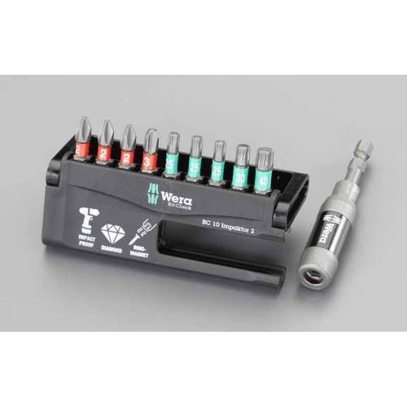 エスコ EA611MS-1A[＋・Torx]ドライバービットセット(ホルダー付・インパクト用) 1個（ご注文単位1個）【直送品】