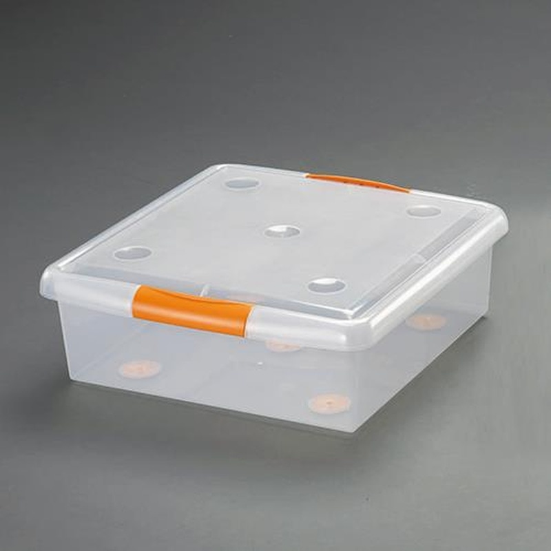 エスコ EA506AB-96 475x450x165mm収納ケース(薄型) 1個(ご注文単位1個)【直送品】