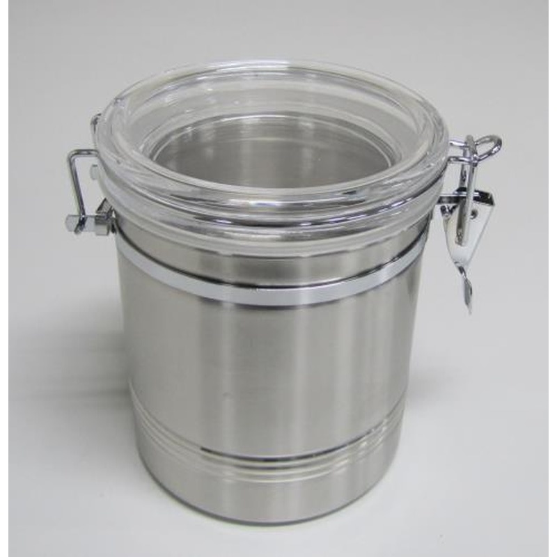 エスコ EA508SR-3 127x155mm/1.50L密閉容器(ステンレス製/アクリル蓋) 1個（ご注文単位1個）【直送品】