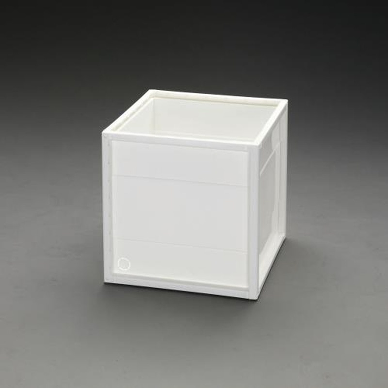 エスコ EA506LW-3 360x360x360mm収納ケース(ホワイト) 1個(ご注文単位1個)【直送品】