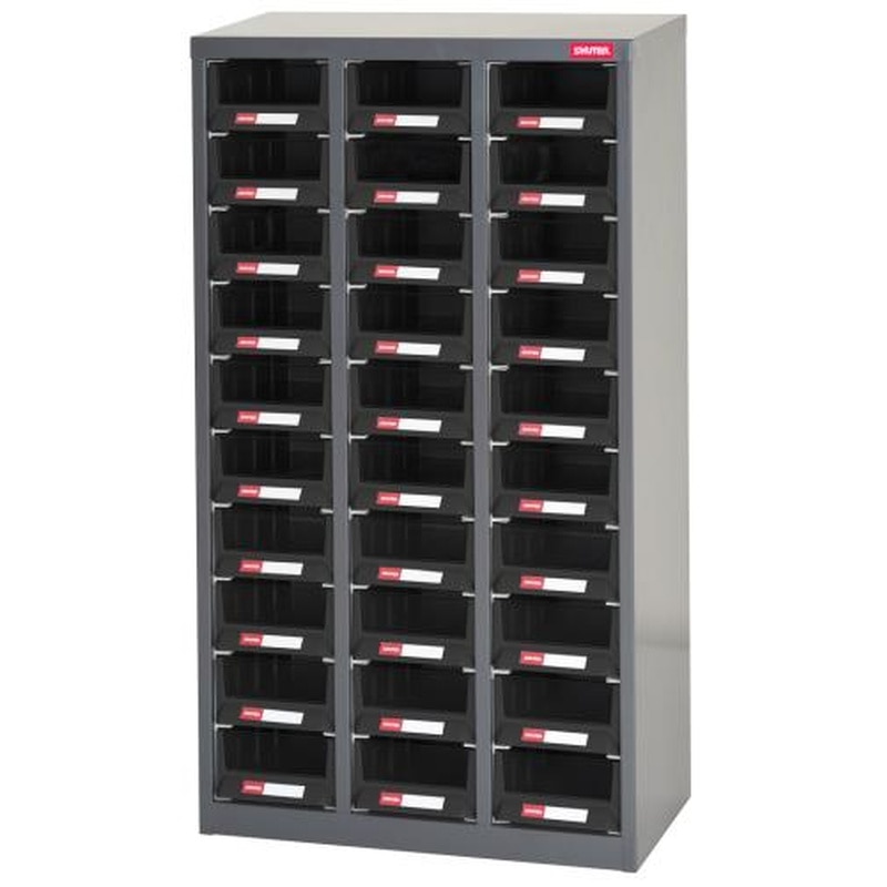 エスコ EA957FA-4 533x265x937mm/3列10段パーツキャビネット(ESD) 1個（ご注文単位1個）【直送品】