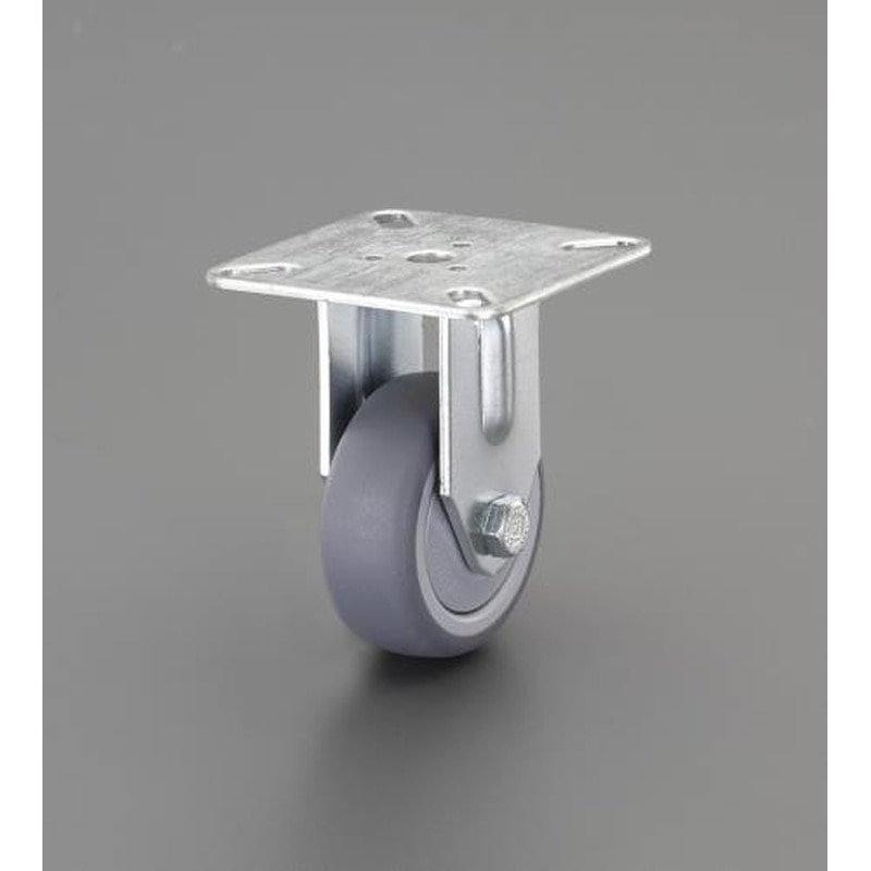 エスコ EA986GV-1 50mmキャスター(固定金具) 1個(ご注文単位1個)【直送品】