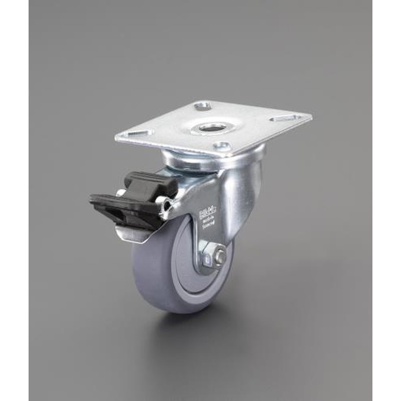 エスコ EA986GV-21 50mmキャスター(自在金具/ブレーキ付) 1個（ご注文単位1個）【直送品】