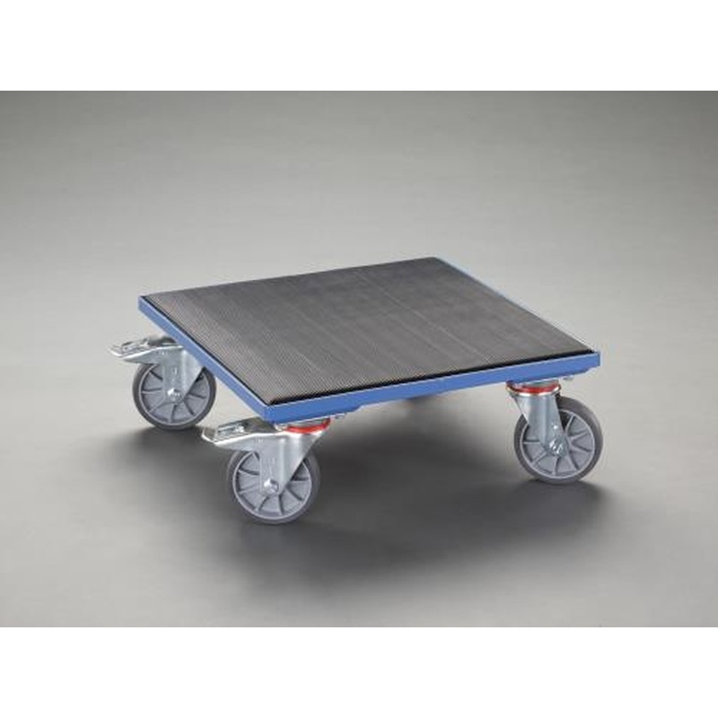 エスコ EA520AD-15 500x500mm/400kgドーリー(木製/ゴム張) 1個（ご注文単位1個）【直送品】