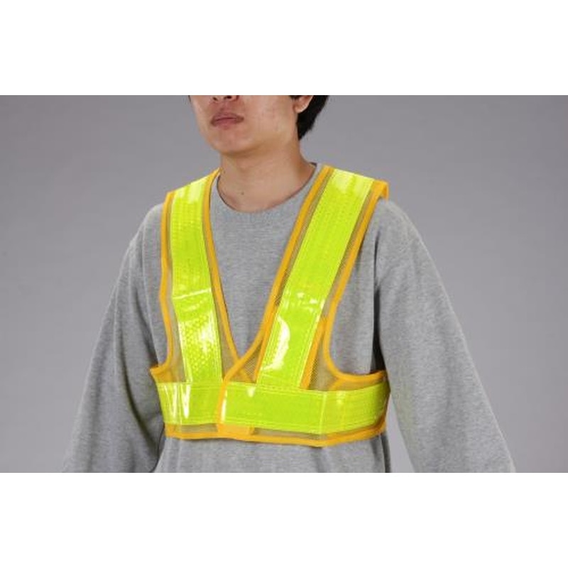 エスコ EA983R-101 LED安全ベスト(黄/黄) 1個(ご注文単位1個)【直送品】