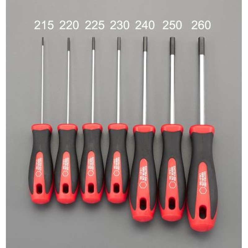 エスコ EA573KA-220 2.0x100mm［Hexagon]ドライバー 1個（ご注文単位1個）【直送品】