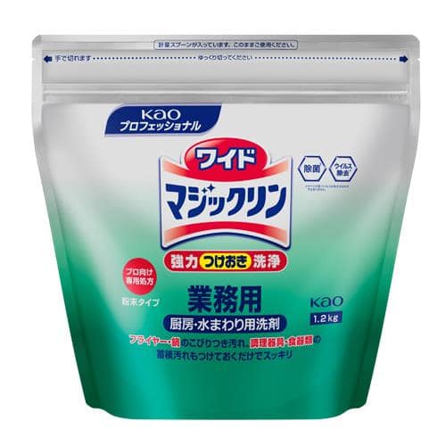 エスコ EA922KA-33 1.2kg 厨房用強力つけおき洗剤 1個 （ご注文単位1個）【直送品】