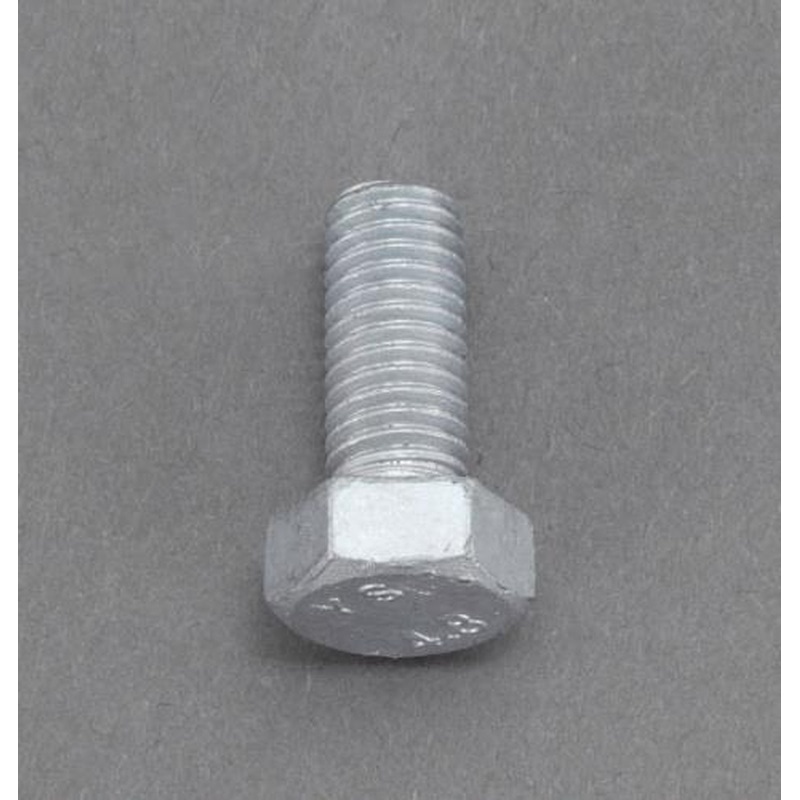 エスコ EA949LD-2412 M24x120mm六角ボルト(どぶメッキ/1本) 1個（ご注文単位1個）【直送品】