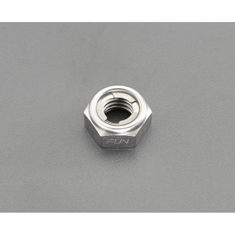 エスコ EA949SD-606 M6ゆるみ止めナット(ステンレス/4個) 1個(ご注文単位1個)【直送品】