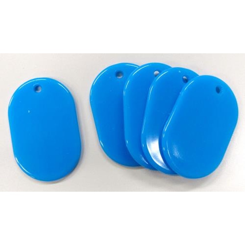 エスコ EA956V-1A 45x30mmアクリルパール板(青/5枚) 1個（ご注文単位1個）【直送品】