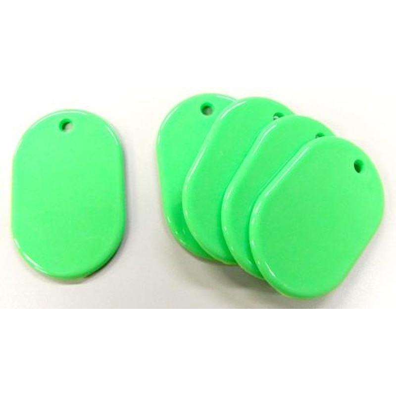 エスコ EA956V-3A 45x30mmアクリルパール板(黄緑/5枚) 1個（ご注文単位1個）【直送品】