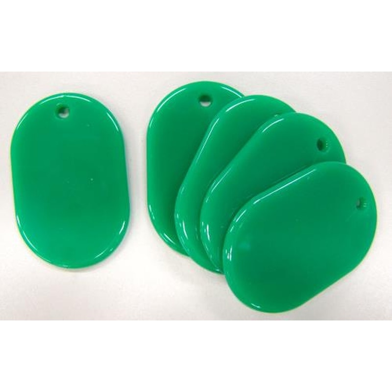 エスコ EA956V-9A 45x30mmアクリルパール板(緑/5枚) 1個（ご注文単位1個）【直送品】