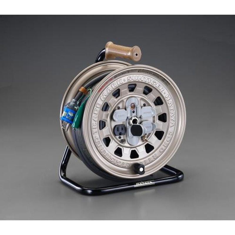 エスコ EA815BD-30A AC125V/15A/30mコードリール(接地付) 1個（ご注文単位1個）【直送品】