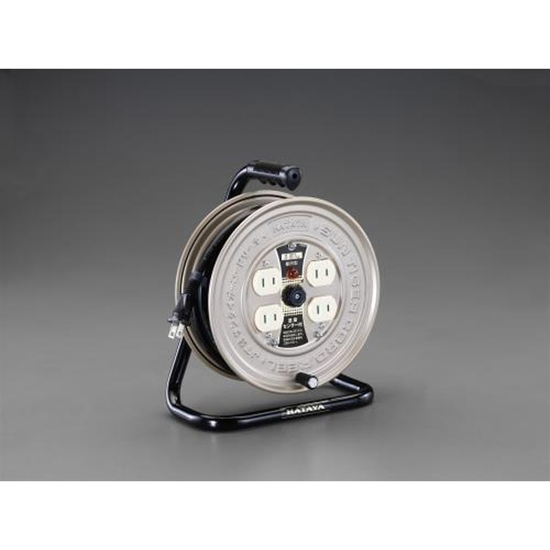 エスコ EA815BK-10A AC125V/15A/10mコードリール(温度センサー付) 1個（ご注文単位1個）【直送品】