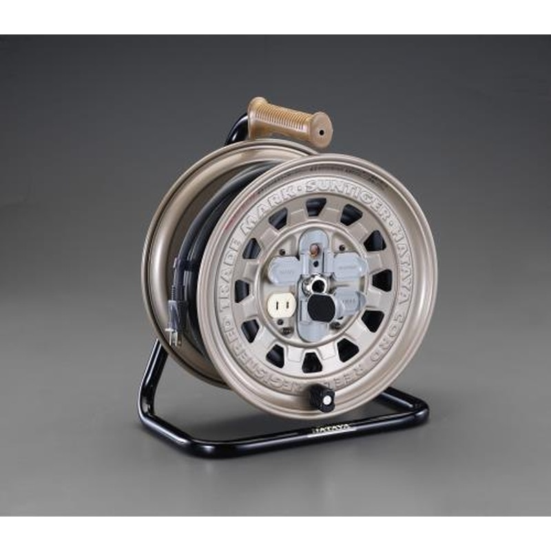 エスコ EA815B-30A AC125V/15A/30mコードリール(温度センサー付) 1個（ご注文単位1個）【直送品】