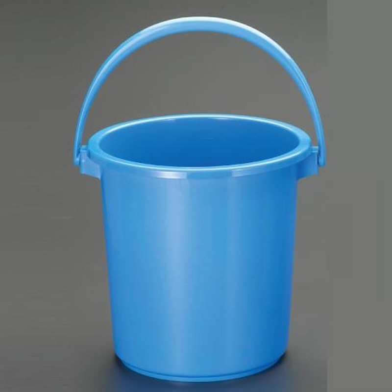 エスコ EA991PE-10S 10.0Lポリバケツ(1個) 1個(ご注文単位1個)【直送品】