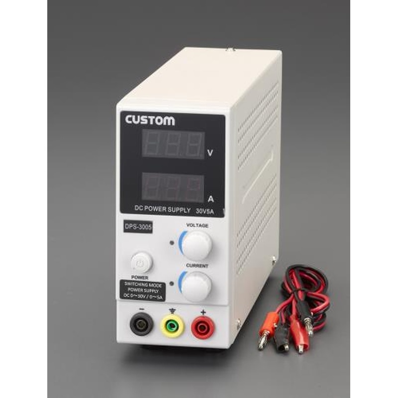 エスコ EA812-14 AC100V→0-30V/5.0A直流安定化電源 1個（ご注文単位1個）【直送品】