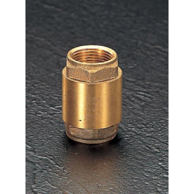 エスコ EA465L-12 G1・1/4”ねじ付逆止弁 1個(ご注文単位1個)【直送品】