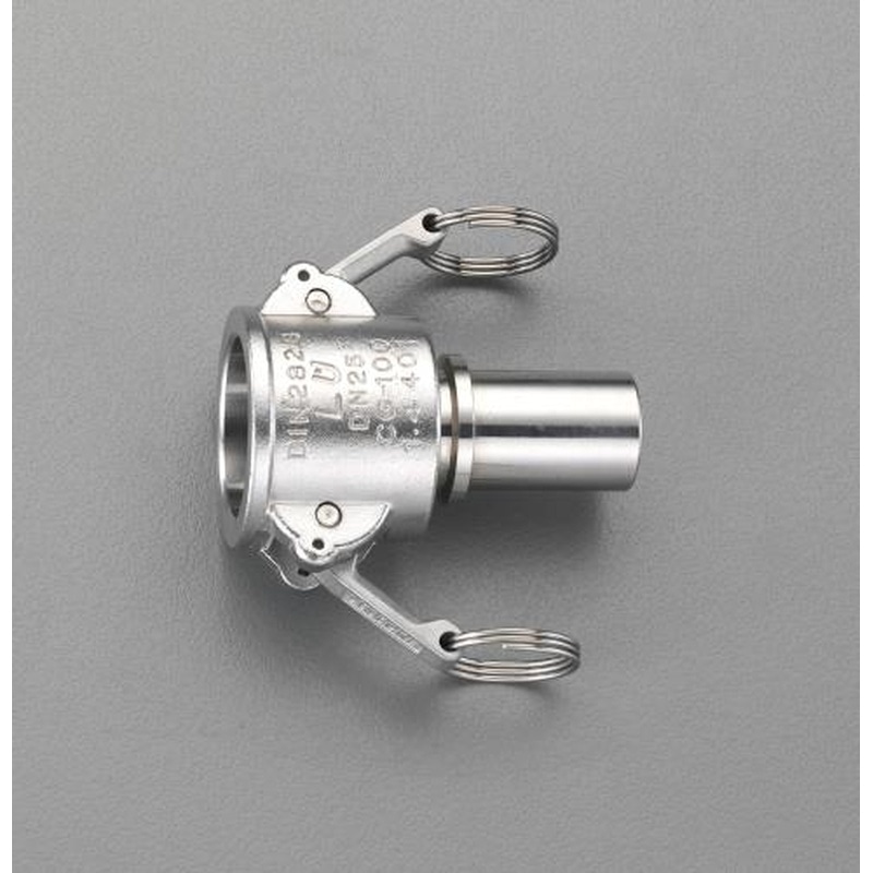 エスコ EA462EA-15 1・1/2”/38mmホース用カップリング(ステンレス製 1個(ご注文単位1個)【直送品】