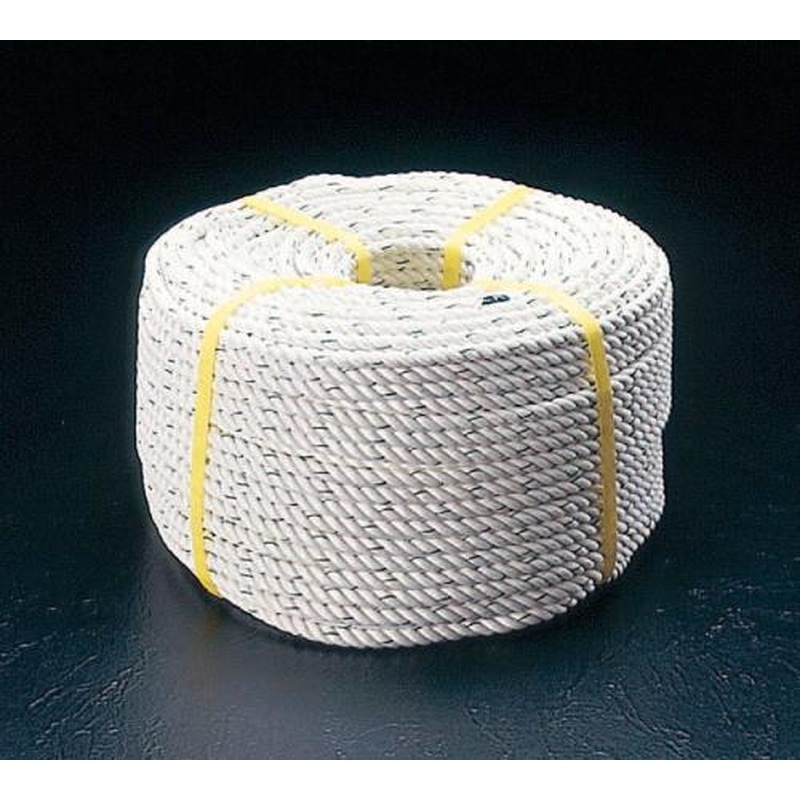 エスコ EA628TK-41 4mmx50mクレモナロープ(三つ打ち) 1個（ご注文単位1個）【直送品】