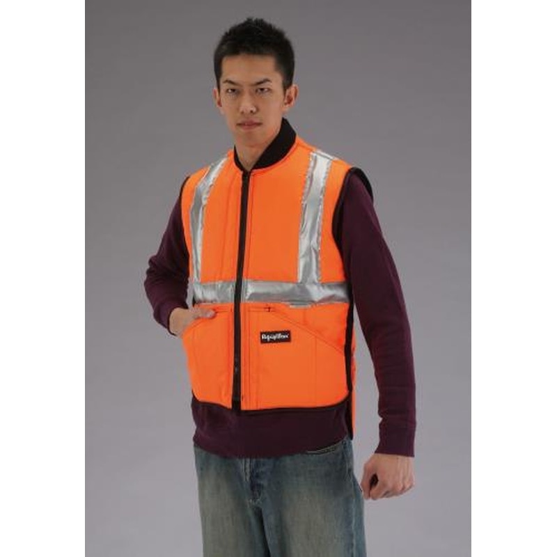 エスコ EA915GA-45[2XL]防寒ベスト(注意色オレンジ) 1個（ご注文単位1個）【直送品】