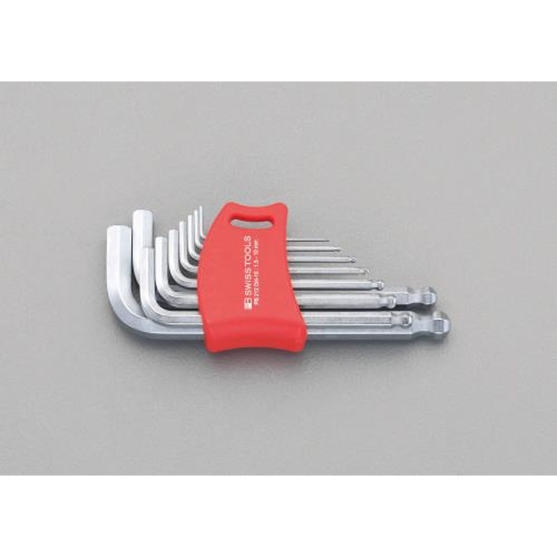 エスコ EA573CD-91 1.5-10mm/9本組［Ball-Hexagon]キーレンチ 1個（ご注文単位1個）【直送品】