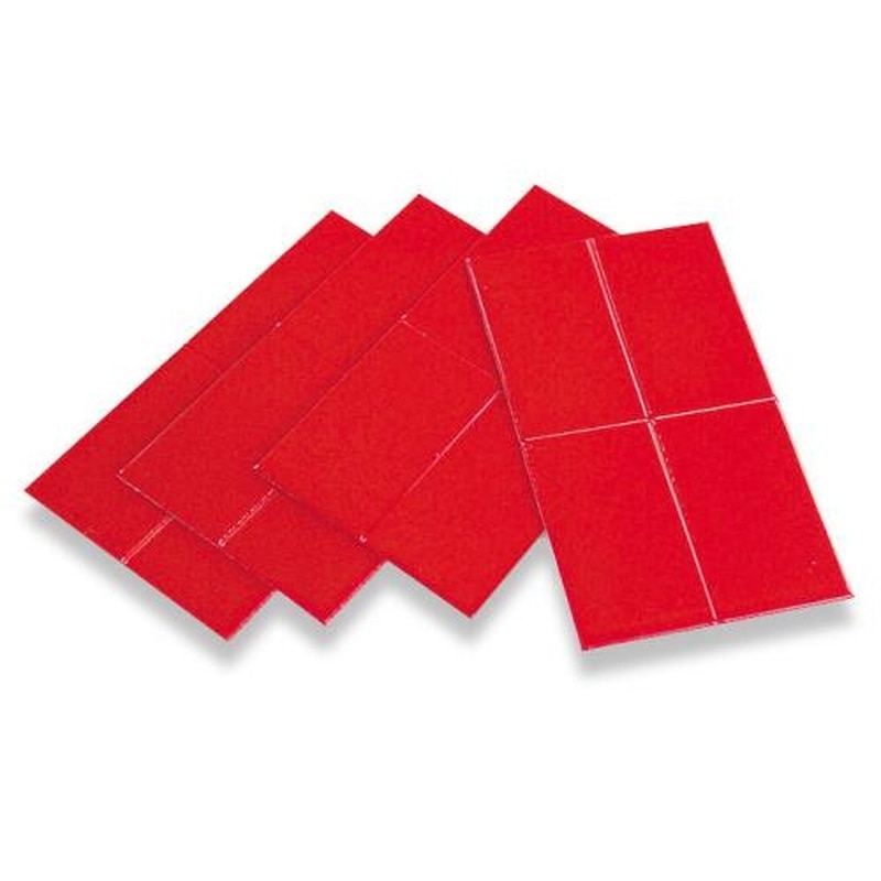 エスコ EA983GB-76 20x35mm反射シート(16ピース/赤) 1個（ご注文単位1個）【直送品】