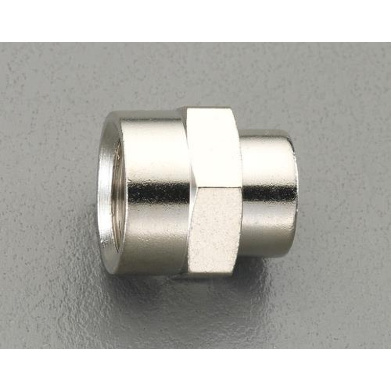 エスコ EA141CE-12 G1/8”xG1/4”異径中間ソケット(真鍮製) 1個(ご注文単位1個)【直送品】