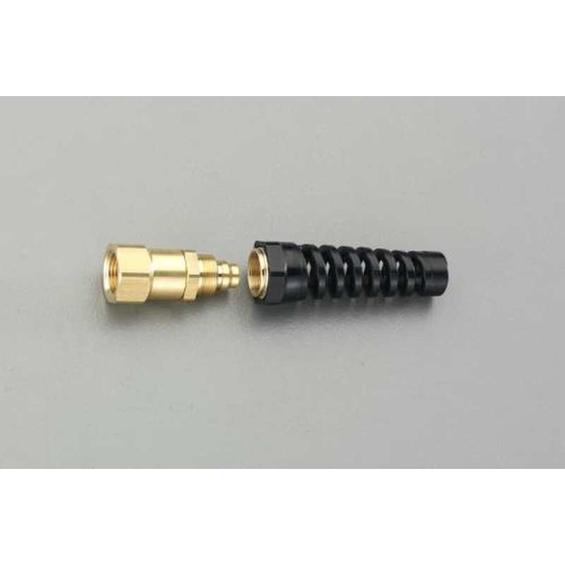 エスコ EA140GH-14 G3/8”・9x13mm雌ねじ付ホース継手(プロテクター付) 1個（ご注文単位1個）【直送品】