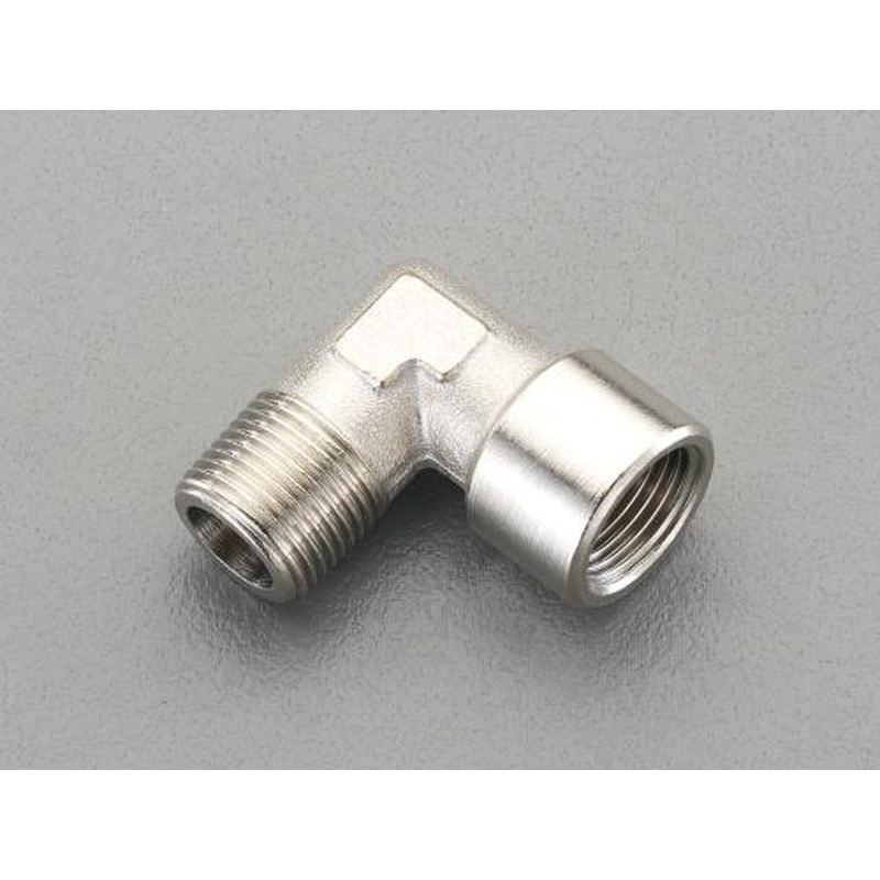 エスコ EA141CA-3 R3/8”xG3/8”エルボーコネクター(真鍮製) 1個(ご注文単位1個)【直送品】