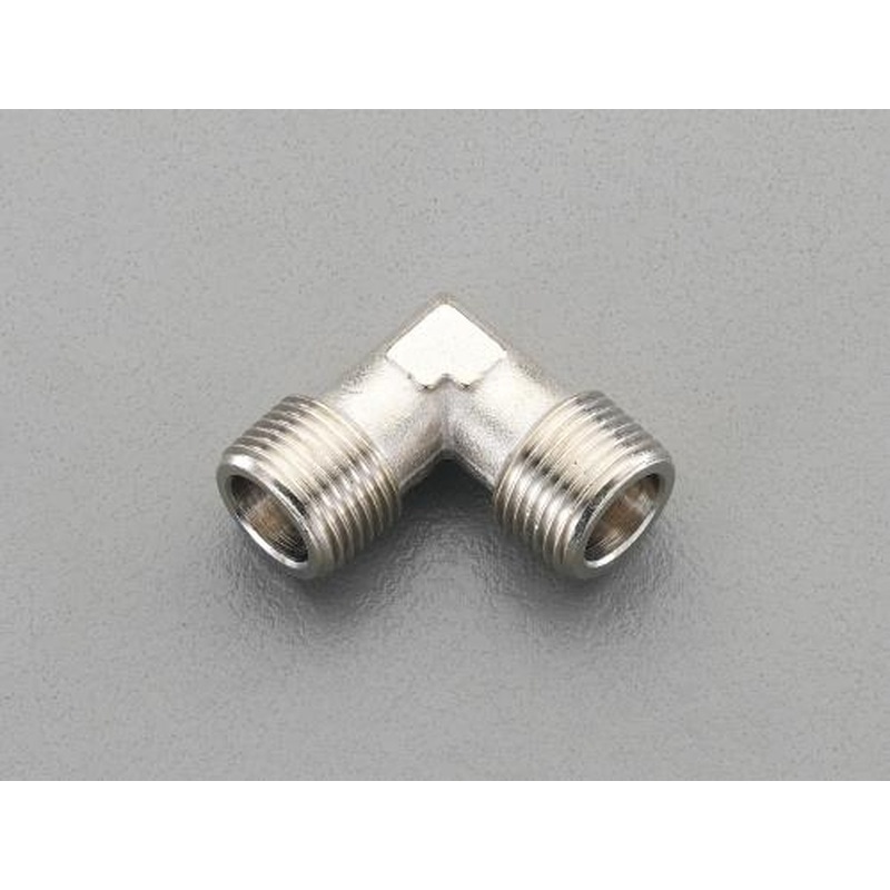 エスコ EA141CA-14 R1/2”xR1/2”エルボーコネクター(真鍮製) 1個(ご注文単位1個)【直送品】