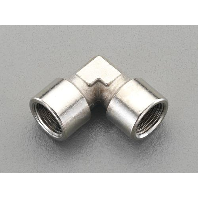 エスコ EA141CA-24 G1/2”xG1/2”エルボーコネクター(真鍮製) 1個(ご注文単位1個)【直送品】