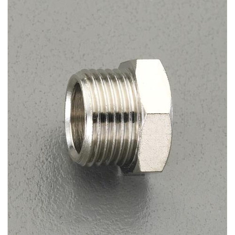 エスコ EA141CK-1 G1/8”パイププラグ(真鍮製) 1個(ご注文単位1個)【直送品】