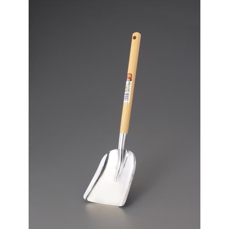 エスコ EA650BH-26 160x190mm/570mm溝掃除スコップ(十能/ステンレス製) 1個（ご注文単位1個）【直送品】