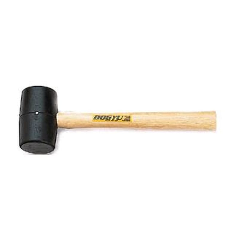 エスコ EA575WB-33 450g/57x340mmゴムハンマー(黒) 1個(ご注文単位1個)【直送品】