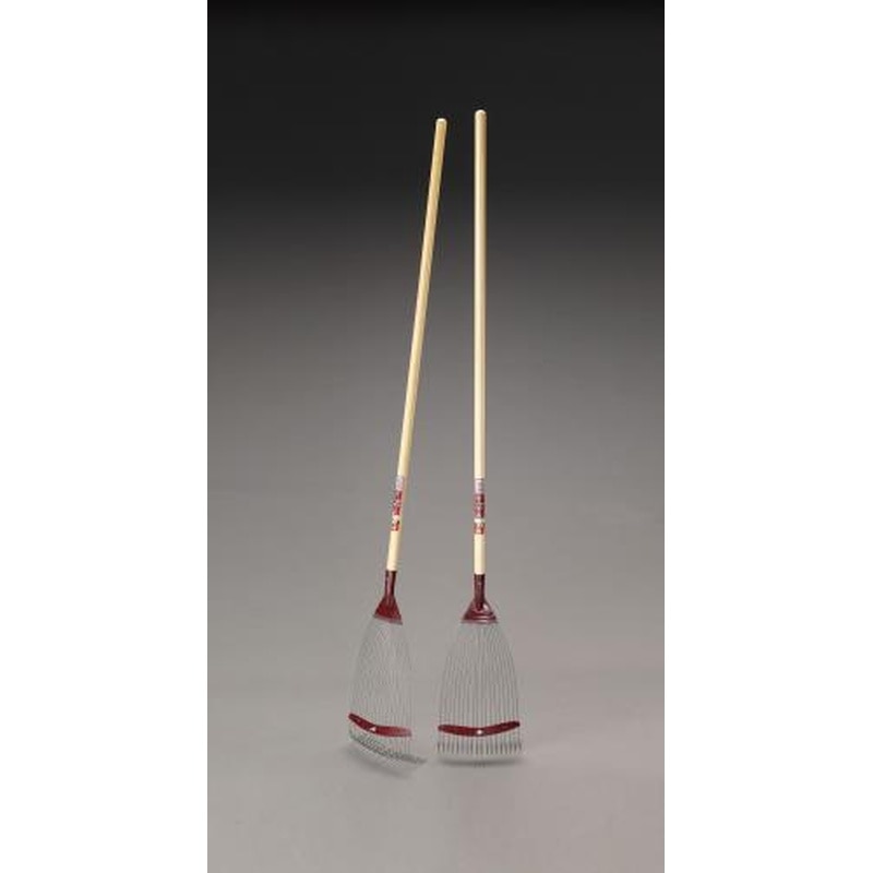 エスコ EA650RB-6 460x1650mmレーキ(スチール製/2本組) 1個(ご注文単位1個)【直送品】