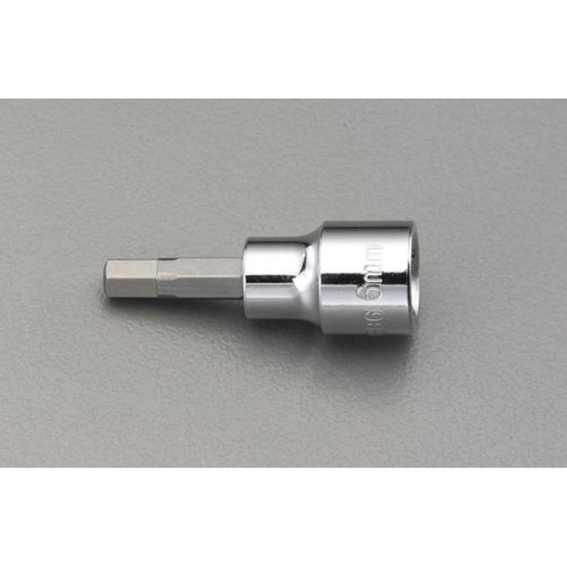 エスコ EA617DM-101 3/8”DR/1/8”［INHEX]ビットソケット 1個（ご注文単位1個）【直送品】