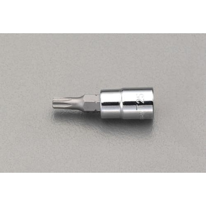エスコ EA617CS-20 1/4”DR/T20［Hexlobe]ビットソケット 1個（ご注文単位1個）【直送品】