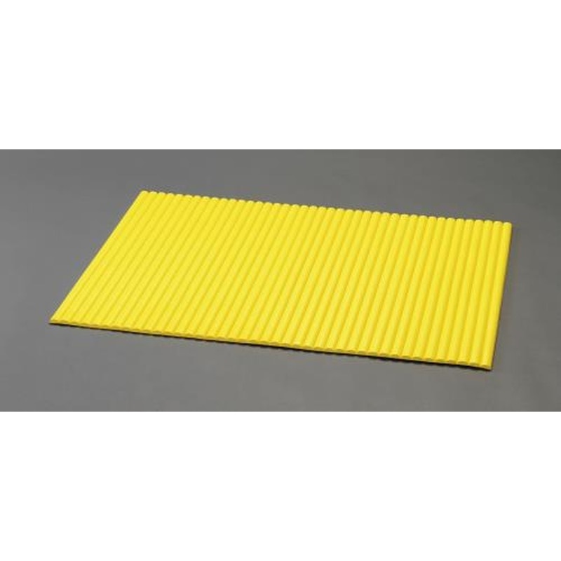 エスコ EA983FE-160 1800x1200x9mmクッションマット(黄) 1個（ご注文単位1個）【直送品】