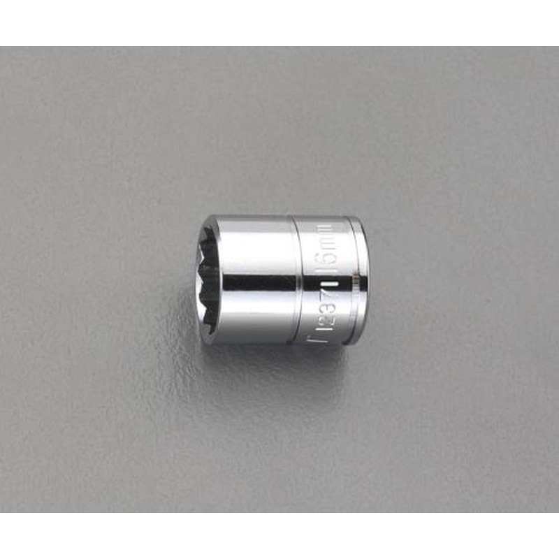エスコ EA617DJ-119 3/8”DRx19mmソケット 1個(ご注文単位1個)【直送品】