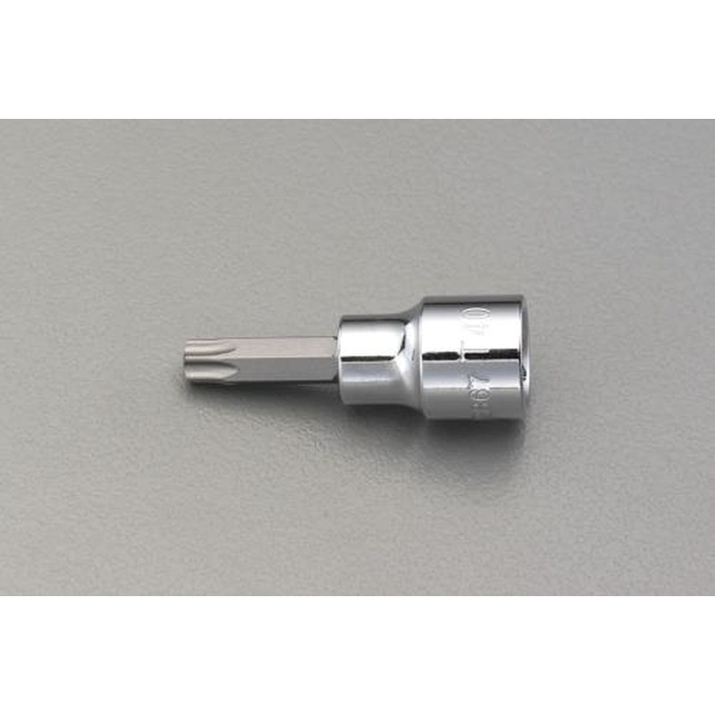 エスコ EA617DM-520 3/8”DR/T20x49mm［Hexlobe]ビットソケット 1個（ご注文単位1個）【直送品】