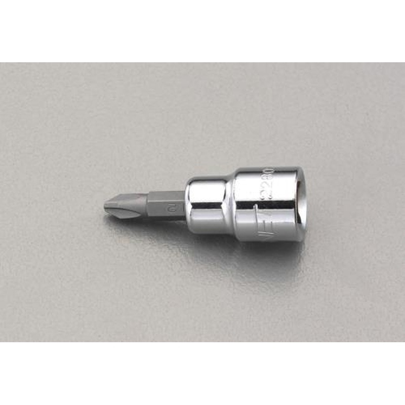 エスコ EA617DH-1 3/8”DRx#1［＋]ビットソケット 1個（ご注文単位1個）【直送品】