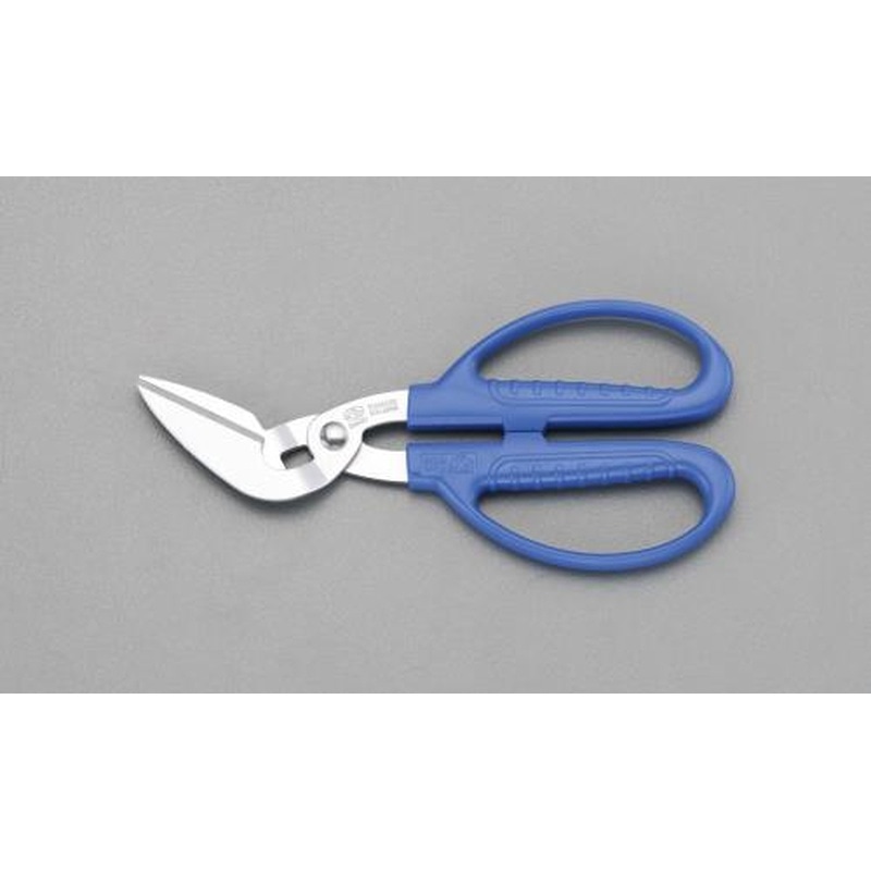 エスコ EA540HE-1 215mmはさみ・厚紙用(アングルヘッド・ステンレス製) 1個（ご注文単位1個）【直送品】