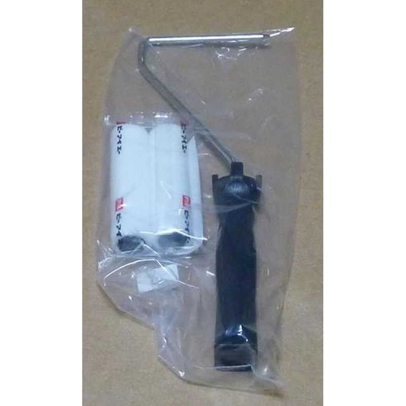 エスコ EA109NC-91 100mmスモールローラー刷毛セット(美粧仕上用) 1個（ご注文単位1個）【直送品】