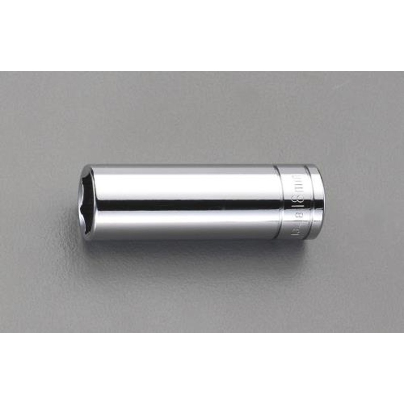 エスコ EA617DY-18 1/2”DRx18mmディープソケット 1個（ご注文単位1個）【直送品】