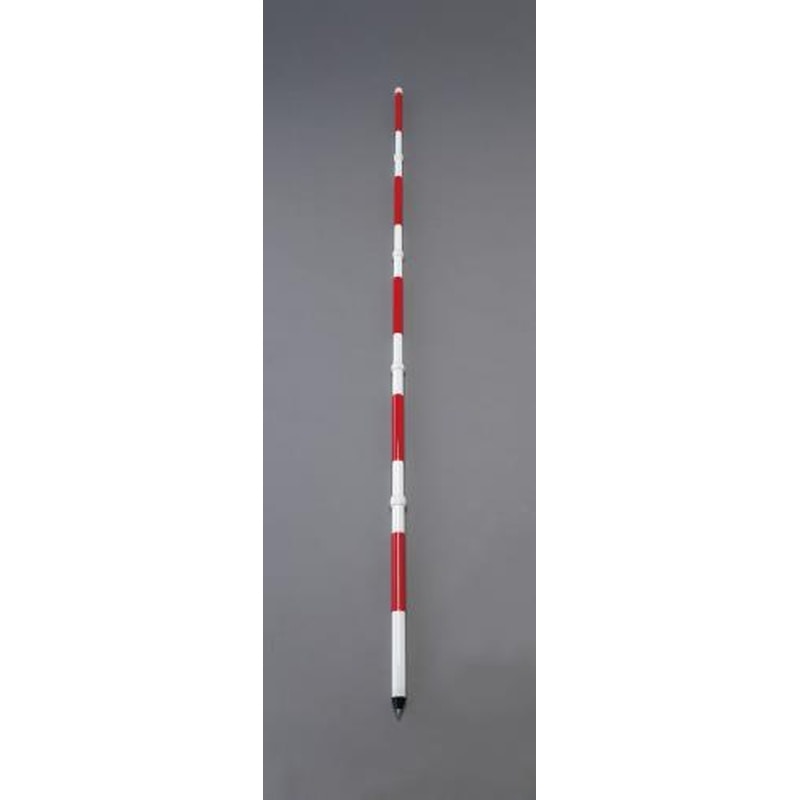 エスコ EA720MF-24 3.0m測量用伸縮ポール 1個（ご注文単位1個）【直送品】