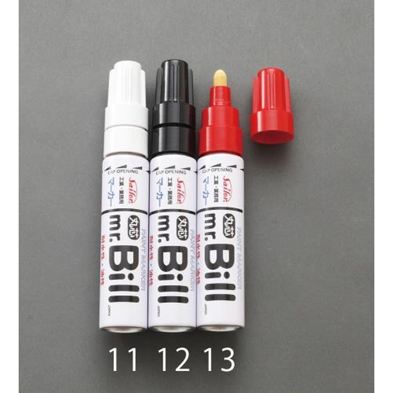 エスコ EA765MW-12[黒/太字]油性ペイントマーカー 1個（ご注文単位1個）【直送品】