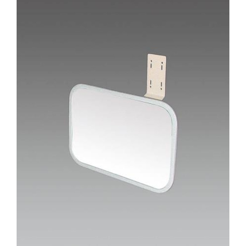 エスコ EA724ZW-6 300x200mm平面ミラー(ブラケット付・ガラス鏡) 1個(ご注文単位1個)【直送品】